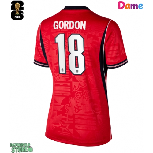 England Anthony Gordon #18 Replika Udebanetrøje Dame VM 2026 Kortærmet
